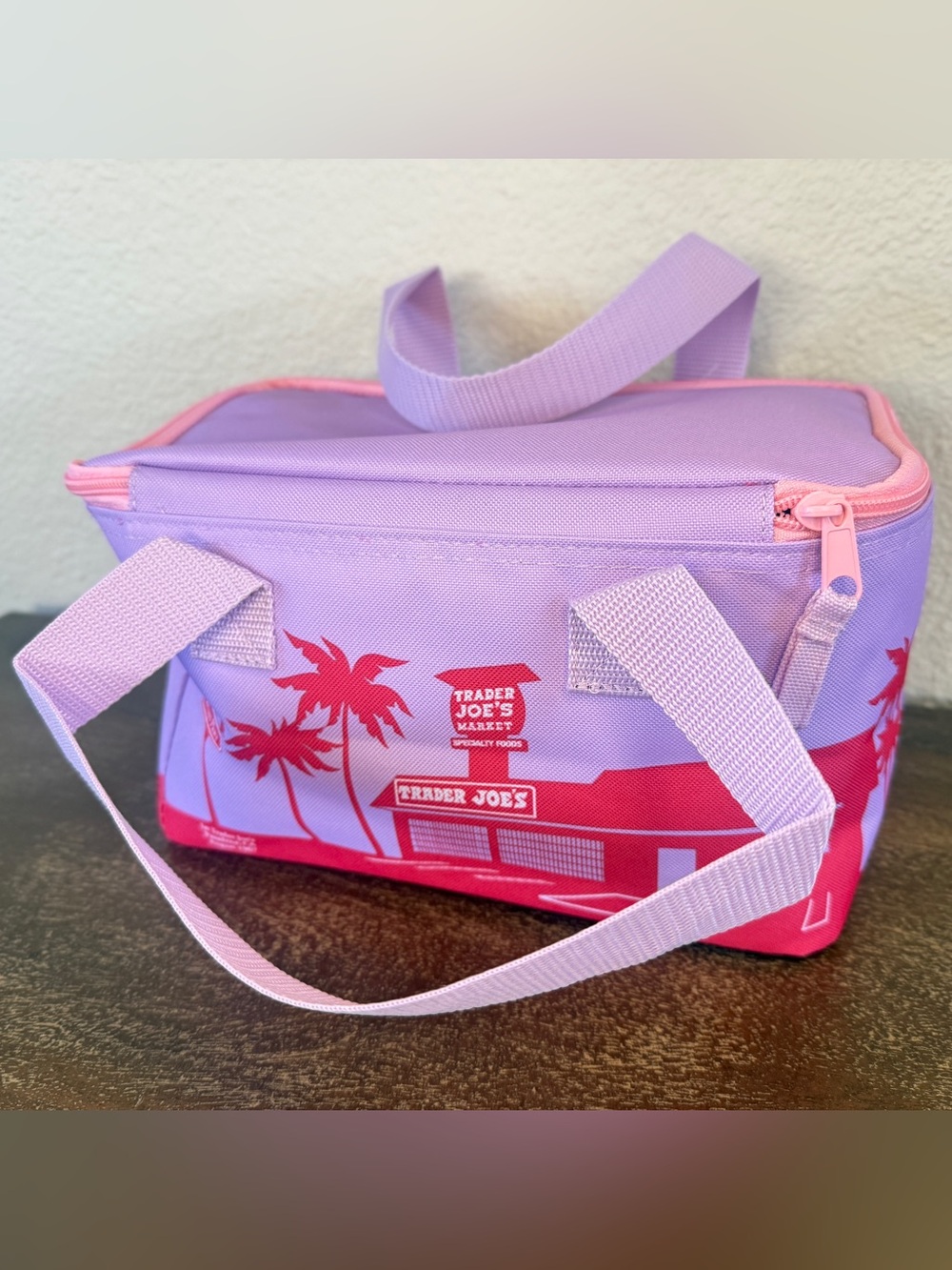 Trader Joe’s Mini Insulated Cooler Bags — Striped Pink & Pink/Purple (2 Total - Picture 10 of 14